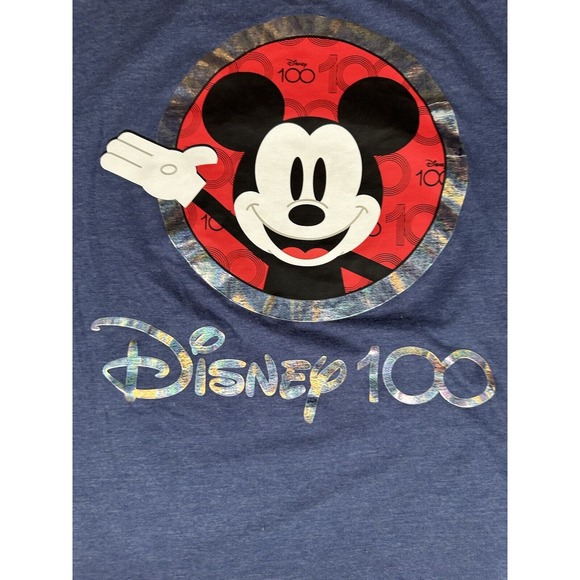 DISNEY Shirt, Size‎ Small, 100 Years of Wonder, Mickey Mouse, Anniversary, - Picture 2 of 6